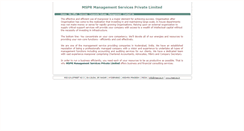 Desktop Screenshot of mspr.co.in